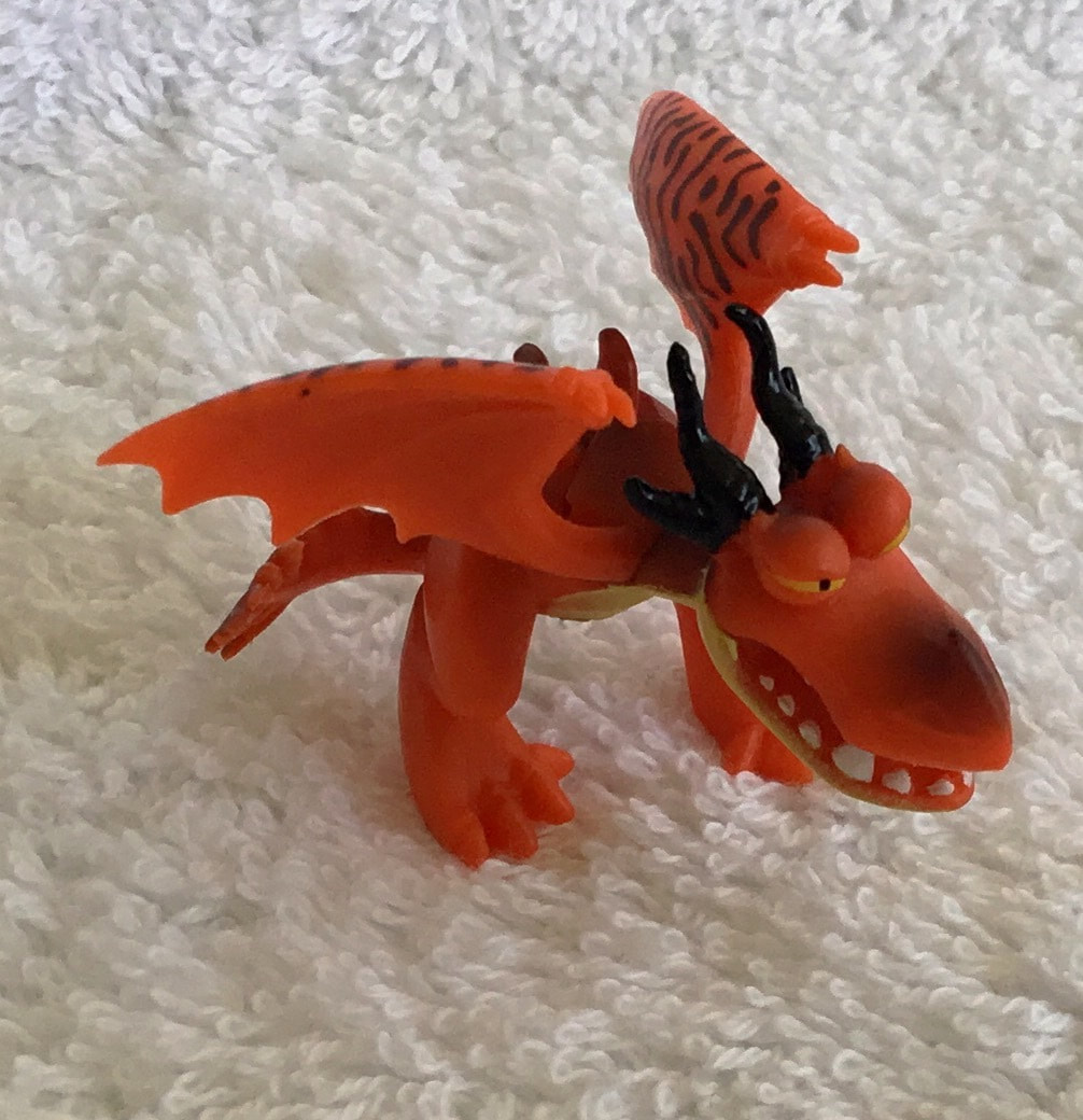 Toothless Red Tail How to Train Your Dragon Mystery Dragon New  Rare